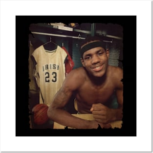 Young Lebron James Vintage Posters and Art